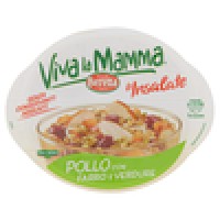Viva la Mamma le Insalate Pollo con Farro e Verdure