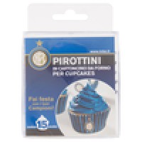 Pirottini in Cartoncino da Forno per Cupcakes Inter ø 5 cm