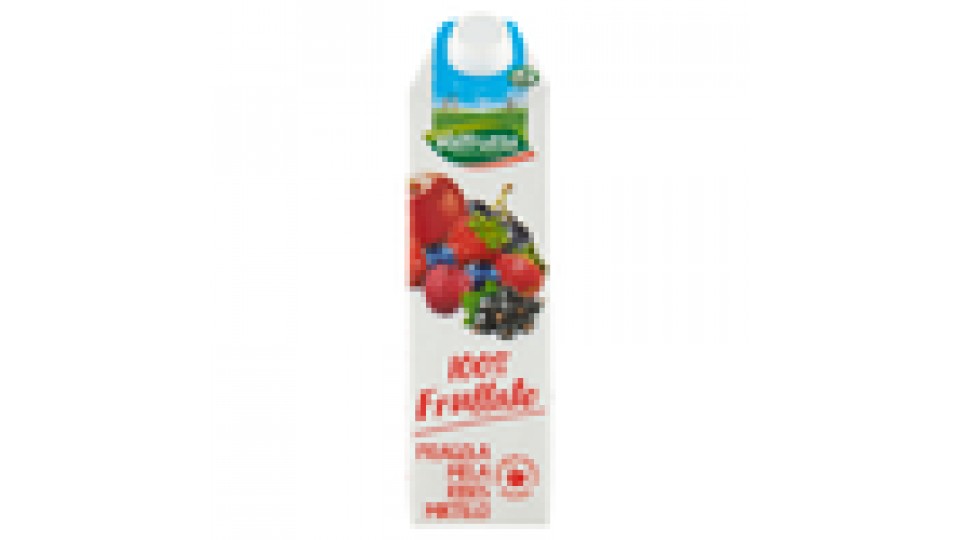 Valfrutta 100% Frullato Fragola Mela Ribes Mirtillo