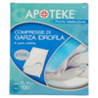 Apoteke Pronta Medicazione Compresse di Garza Idrofila Misura 10 x 10 cm