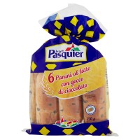 Brioche Pasquier, panini al latte con gocce di cioccolato