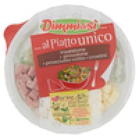 DimmidiSì ...al Piatto unico Insalatona provolone prosciutto cotto crostini