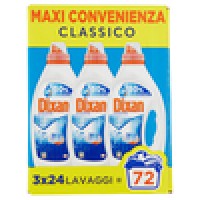 DIXAN LIQUIDO Classico 360°- 72 lav.- Tripack