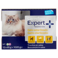 Carrefour Expert+ Gatto sterilizzato Bocconcini in salsa