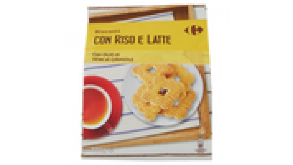 Carrefour Biscotti con Riso e Latte