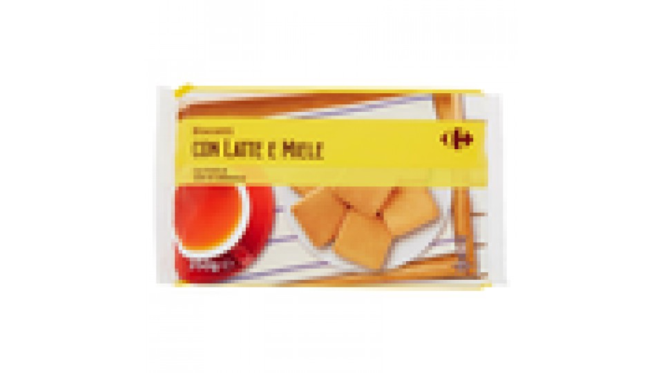 Carrefour Biscotti con Latte e Miele