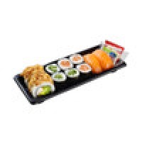 Combo Uno  Composizione: 2 Sushi Salmone, 2 Maki cetriolo, 2 Maki Salmone