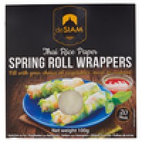 deSiam Thai Rice Paper Spring Roll Wrappers 20 Sheets
