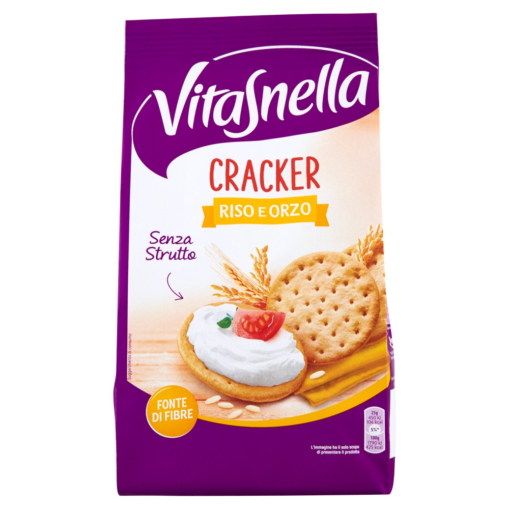 Vitasnella Cracker Riso e Orzo