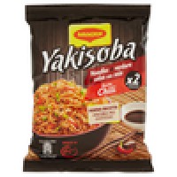 MAGGI YAKISOBA GUSTO CHILI Noodles istantanei con verdure e salsa con soia