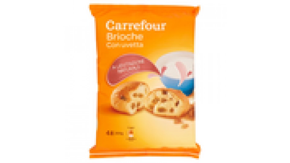 Carrefour Brioche con uvetta