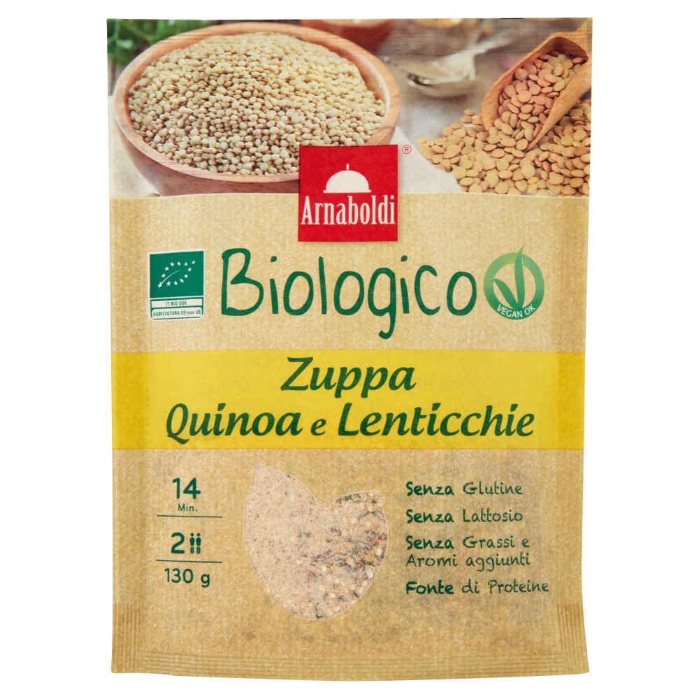 Arnaboldi Biologico Zuppa Quinoa e Lenticchie