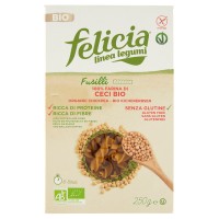 felicia linea legumi Fusilli 100% Farina di Ceci Bio