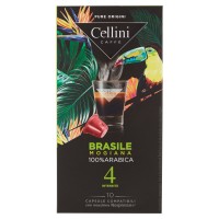 Cellini Caffè Pure Origini Brasile Mogiana 10 Capsule Compatibili