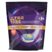 Carrefour Ultra Tabs Pastiglie lavastoviglie Tutto in 1