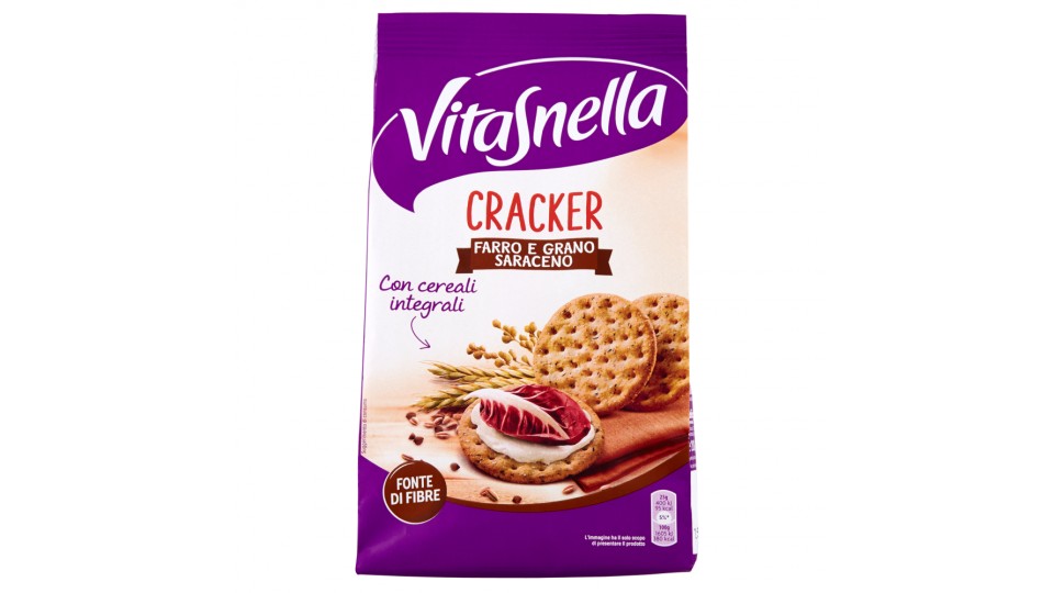 Vitasnella Cracker Farro e Grano Saraceno