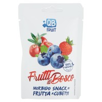 QB Fruit Frutti di Bosco Morbido Snack in Frutta a Cubetti