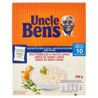 Uncle Ben's Riso Parboiled a Chicco Lungo Sacchetto Cuoci e Scola