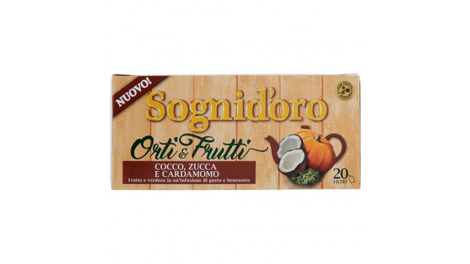 Sognid'oro Orti & Frutti Cocco, Zucca e Cardamomo 20  x 2