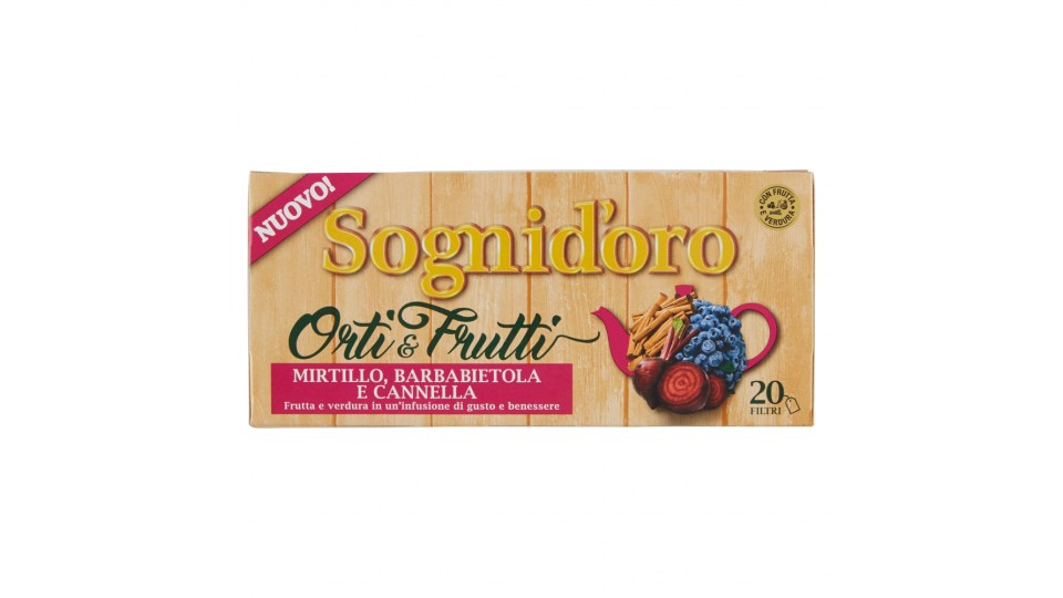 Sognid'oro Orti & Frutti Mirtillo, Barbabietola e Cannella