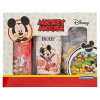 Gift Set Disney Mickey Mouse Gel Doccia 250ml +Salviettine umidificate 15pz +puzzle