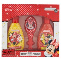 Naturaverde Kids Bagnoschiuma + Spazzola per Capelli + Shampoo Delicato Disney Minnie Mouse