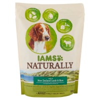 Iams Naturally ricco di Agnello della Nuova Zelanda e Riso Adulto