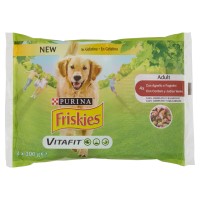 PURINA FRISKIES Cane Bocconi in Gelatina con Agnello e Fagiolini