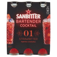 SANBITT�R BARTENDER COCKTAIL STRAWBITTER, Aperitivo Analcolico 14cl x