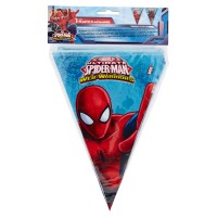 Decorata Party Festone Bandierine in Plastica Marvel Spiderman 2,3 m
