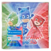 Decorata Party Tovaglioli di 2 veli 33x33cm PJ Masks