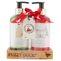 The Fuzzy Duck Paese delle Meraviglie Invernale Set Sapone e Crema Mani