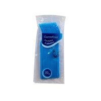 Carrefour Forchette in Plastica Azzurre