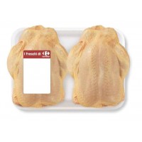 Pollo eviscerato senza frattaglie x