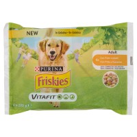 PURINA FRISKIES Cane Bocconi in Gelatina con Pollo e Piselli