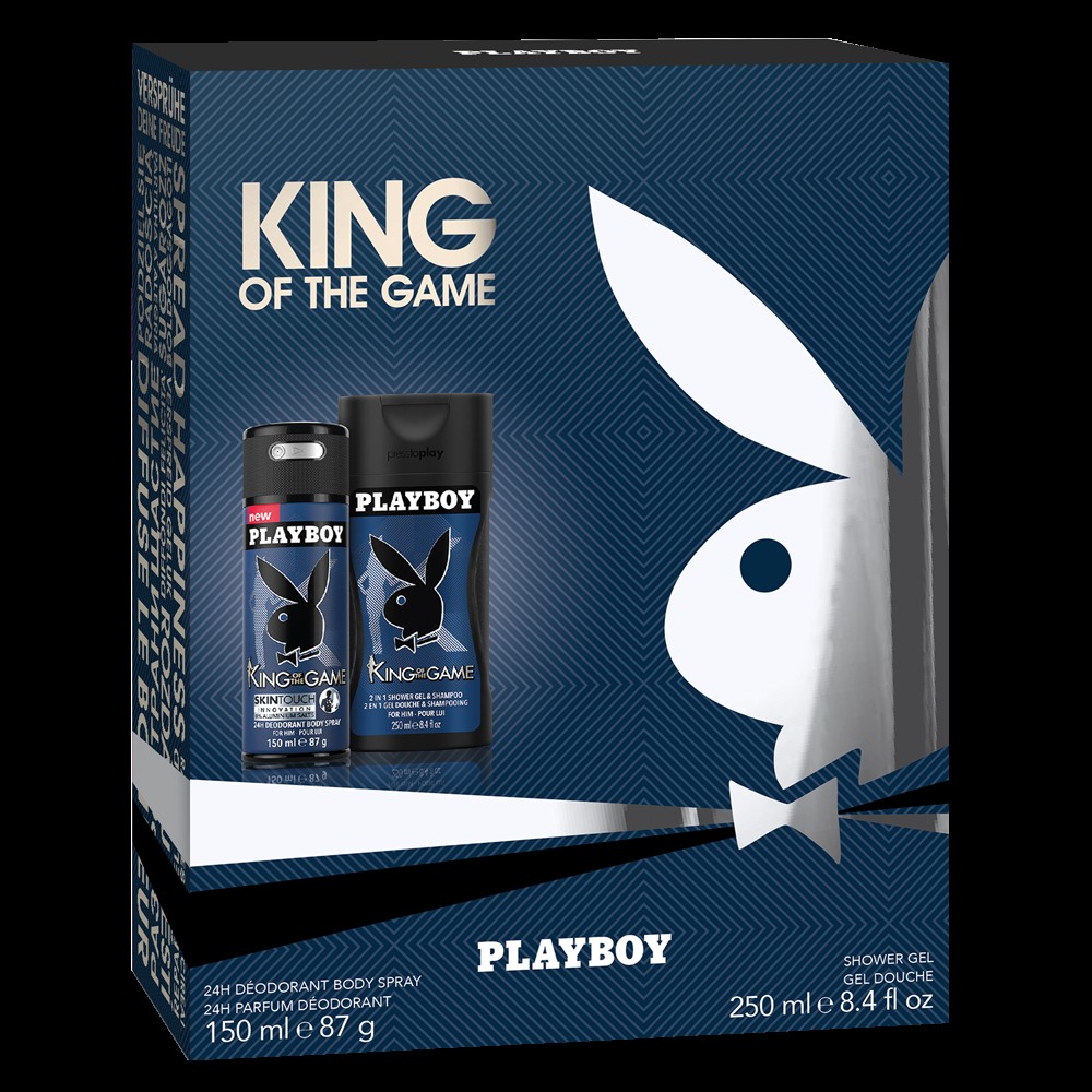PLAYBOY MAN KING BOX DEO 150 ml + DOCCIA