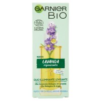 Garnier Bio Olio Viso Illuminante e Levigante alla Lavanda con Olio di Argan e Vitamina E