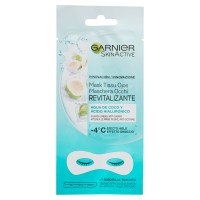 Garnier Skincare Maschera Occhi Monodose con Acqua di Cocco e Acido Ialuronico, Azzurro