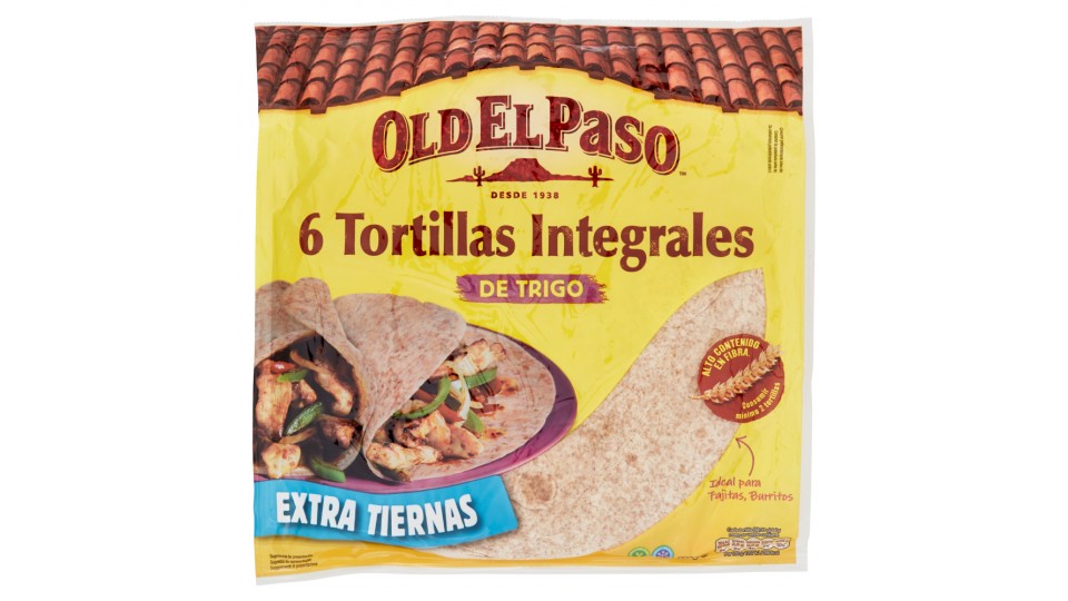 Old El Paso Tortillas Integrales de Trigo