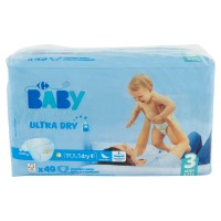 Carrefour Baby Ultra Dry 3 Midi 4-9 kg
