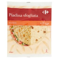 Carrefour Piadina sfogliata Senza lievito