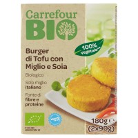 Carrefour Bio Burger di Tofu con Miglio e Soia Biologico