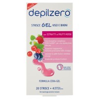 depilzero Strisce Gel Viso e Bikini 20 Strisce +