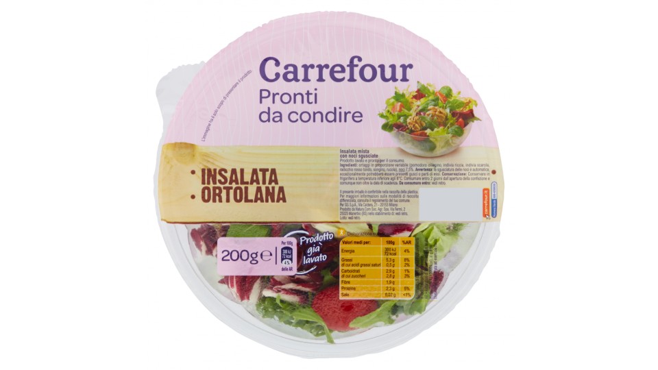Carrefour Insalata Ortolana