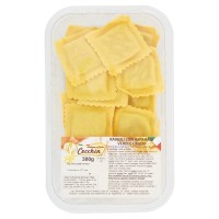 Cecchin Ravioli con Asparagi Verdi e Crudo