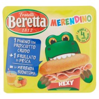 Fratelli Beretta Merendino Panino Prosciutto Crudo + Frullato Pesca