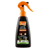 Delice Solaire Latte Solare con Attivatore d'Abbronzatura Protezione Bassa SPF10 Carota nera