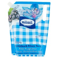 milmil Fresca Vitalità Sapone Liquido Orchidea & Ribes Nero Ricarica