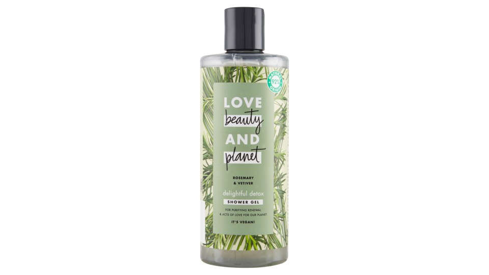 Love beauty and planet delightful detox Shower Gel