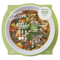 Fast & Fresco Pausa benessere N°. 53 Zuppa Amabile con Spinacino, Orzo e Fagiolini Verdi